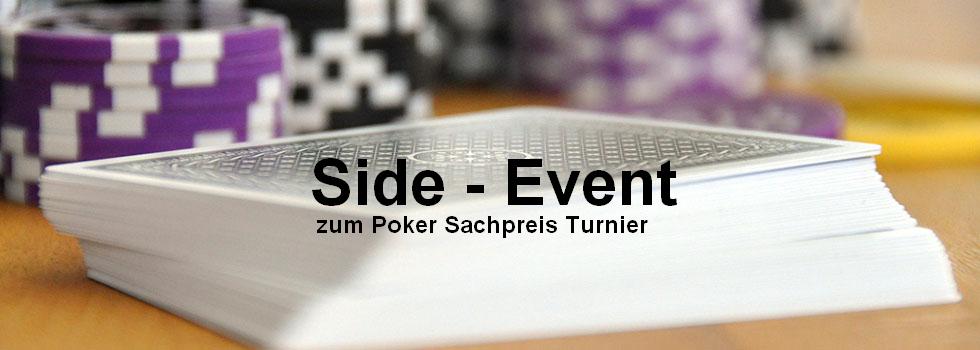 Side-Event zum Sachpreis Pokerturnier am 17.02.2018 ab 19.00 Uhr
